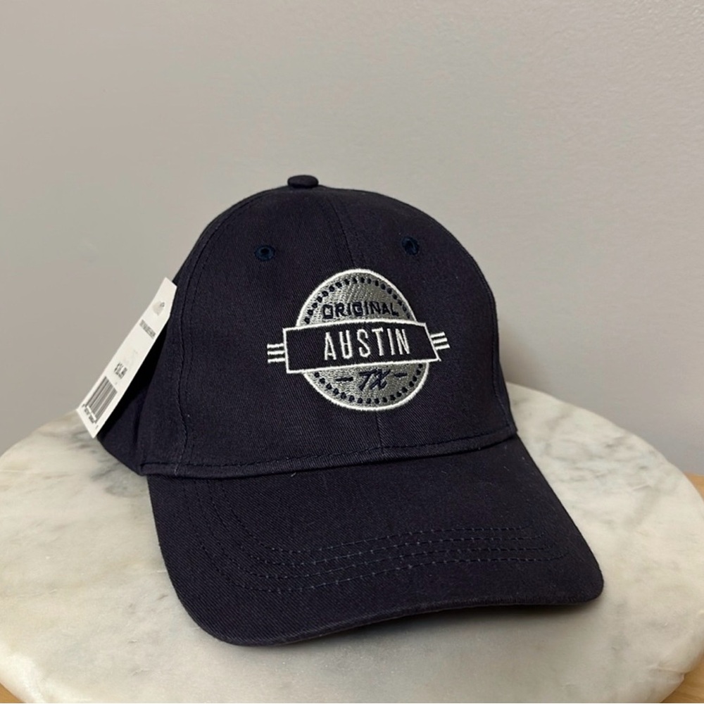 Moosehead Lager Hat + NWT Original Austin Texas Navy Unisex Adjustable Hat - Picture 11 of 16